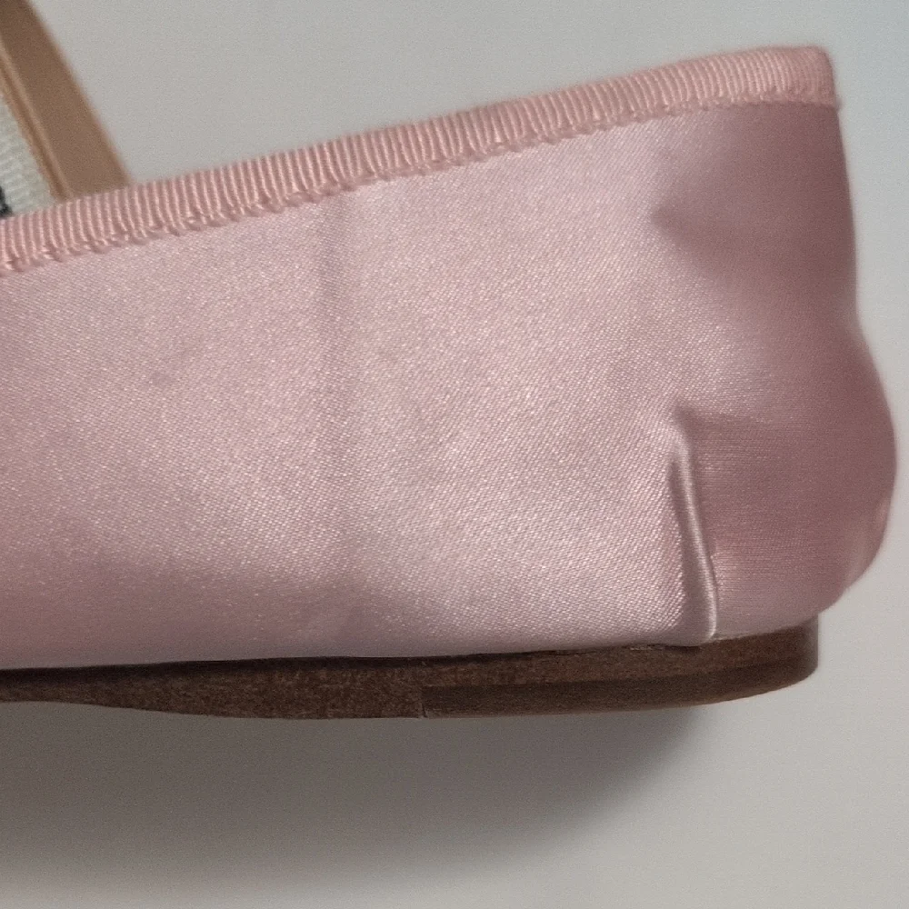 Miu Miu Pink Satin Ballet Flats - Picture 9 of 16